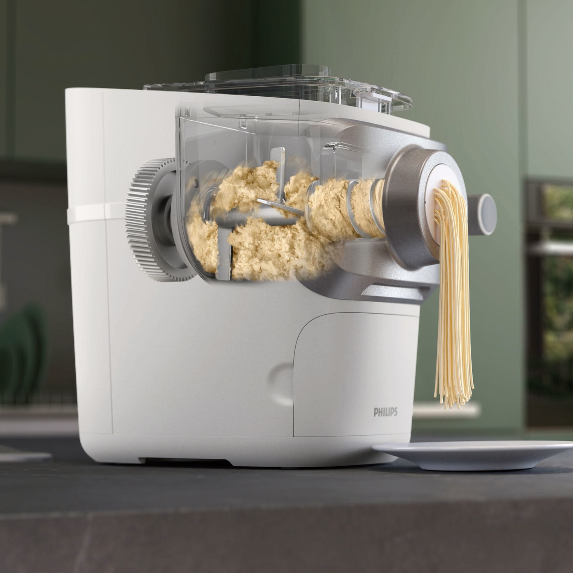 Philips HR2660/00 Premium Pasta and Noodle Maker White Kitchen Warehouse™